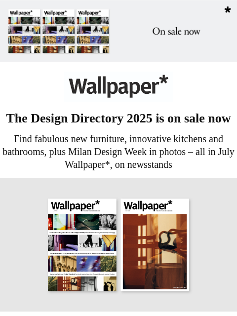 On sale now, a guide to the best new furniture, lighting, kitchens and bathrooms and more ‌ ‌ ‌ ‌ ‌ ‌ ‌ ‌ ‌ ‌ ‌ ‌ ‌ Wallpaper* The Design Directory 2025 is on sale now Find fabulous new furniture,