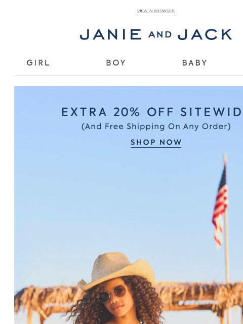 janieandjack newsletter: Hats off to these Americana dresses
