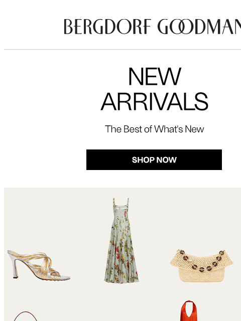 bergdorfgoodman newsletter: Newness Report: This Just In