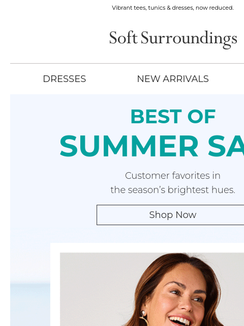 softsurroundings newsletter: Best & Brightest Styles on Sale