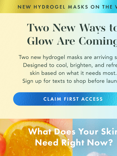 getrael newsletter: NEW Hydrogel Masks Being Unveiled Soon! 🌟 Which W...