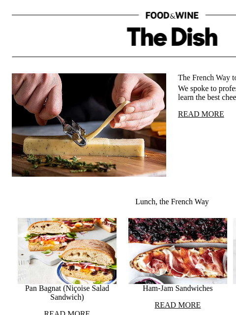 foodandwine newsletter: The French Way to Store Cheese