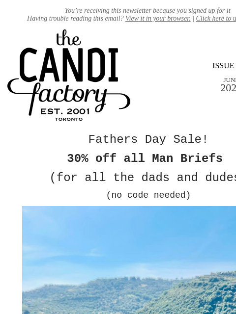createsend7 newsletter: Fathers Day 30% off!