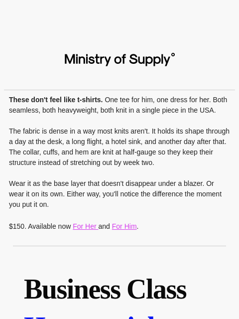 ministryofsupply newsletter: Friday Night Heavyweights: LIVE NOW