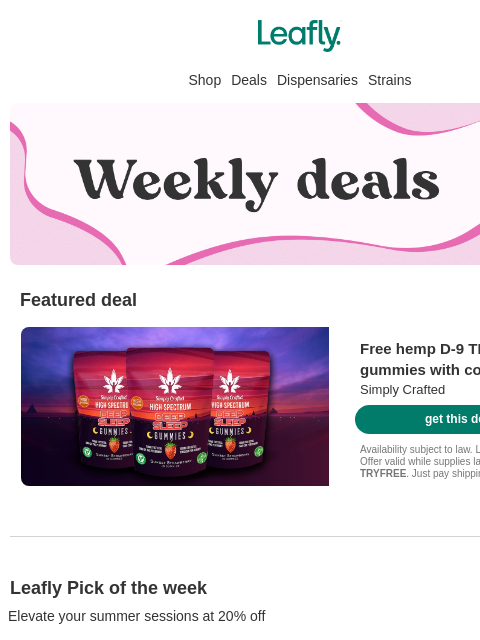 leafly newsletter: 🐝 Get buzzed
