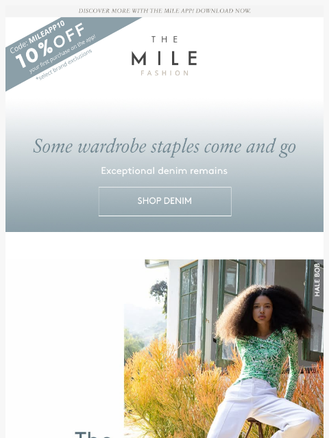 orchardmile newsletter: DESIGNER DENIM WEEKEND