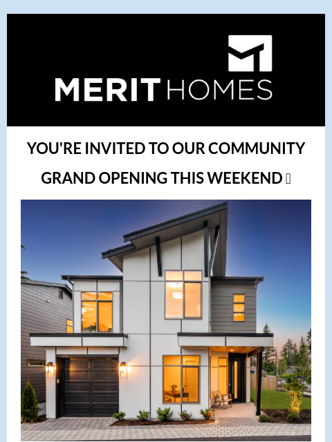 Inside: The Vic Lot 3 is now pending! Only 2 homes remain >> Welcome To Your Weekly News of Merit YOU'RE INVITED TO OUR COMMUNITY GRAND OPENING THIS WEEKEND 🏡 TheVic1-Hubspot TheVic1-Aerial-
