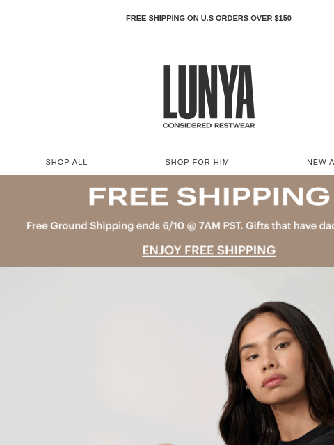 lunya newsletter: Soft 'n' Sporty