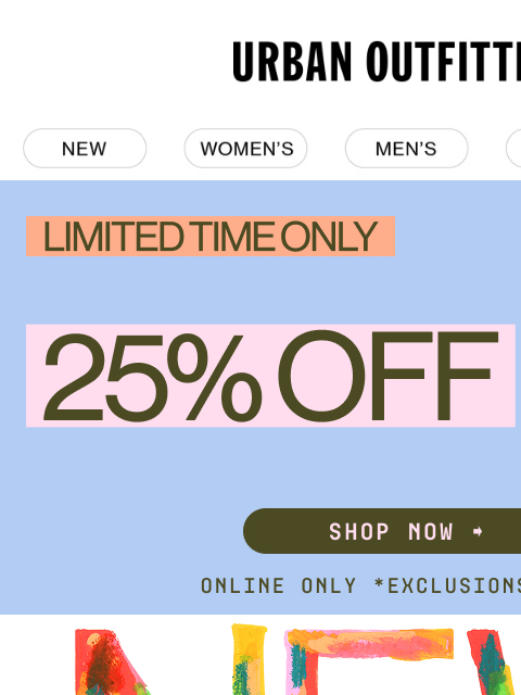 urbanoutfitters newsletter: See this week’s new arrivals haul  👀
