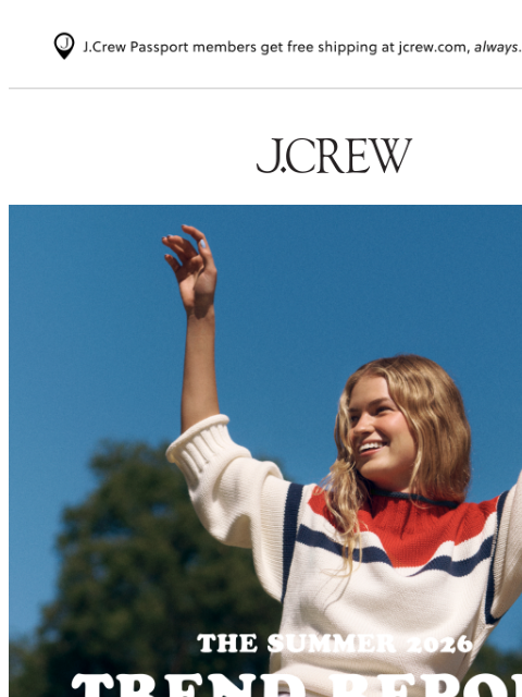 jcrew newsletter: Five summer trends to try