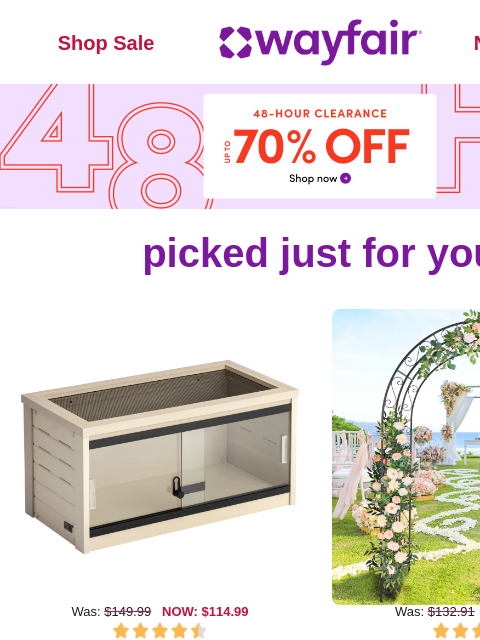 wayfair newsletter: REPTILE/SNAKE TERRARIUMS AND HABITATS ⌛ UP TO 70% ...