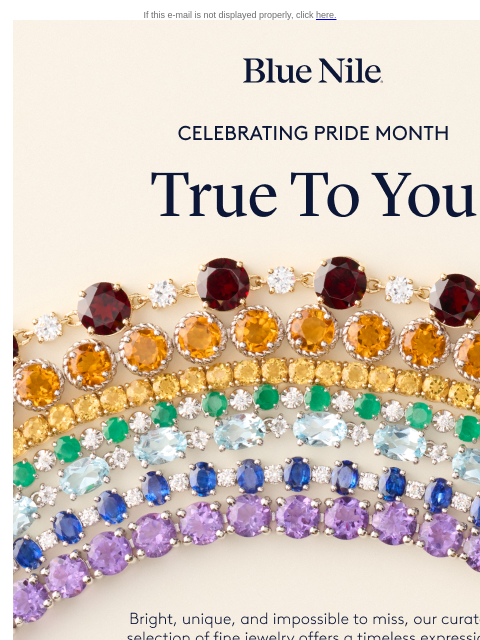 bluenile newsletter: Fine Jewelry To Wear With Pride