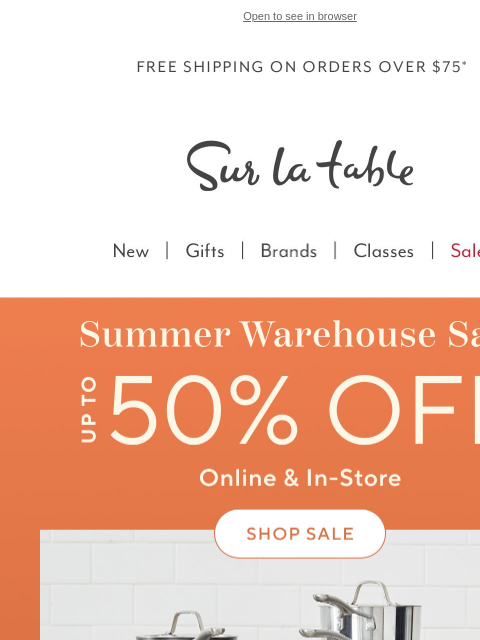 surlatable newsletter: Weekend Forecast: ☀️ Scorching Hot Deals