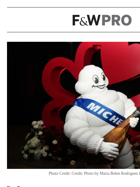 foodandwine newsletter: How Much Did Your City Pay for a Michelin Guide?