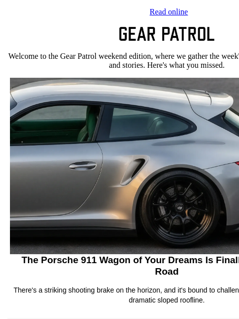 gearpatrol newsletter: You've Never Seen a 911 Like This