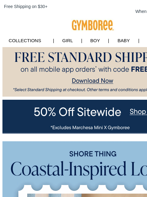 gymboree newsletter: Popular Now: Breezy Beach Day Styles
