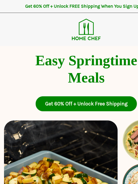 homechef newsletter: Order Home Chef now, coast through next week