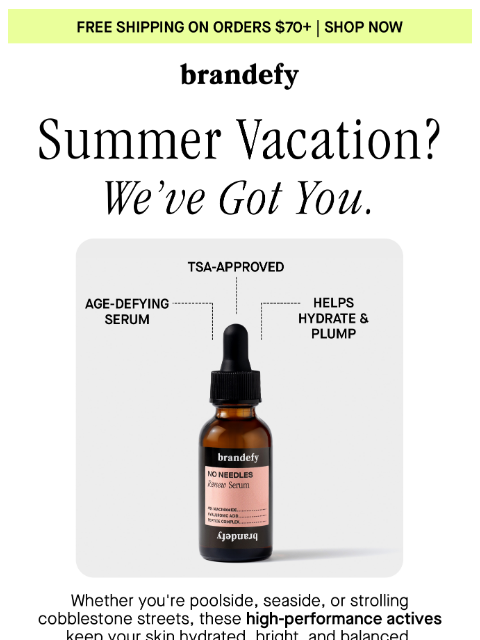 brandefyskin newsletter: Your carry-on called 📞