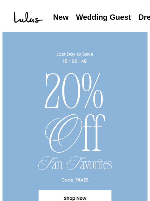 lulus newsletter: 🤩 Fan Favorite Dresses, Starting at $32 🤩