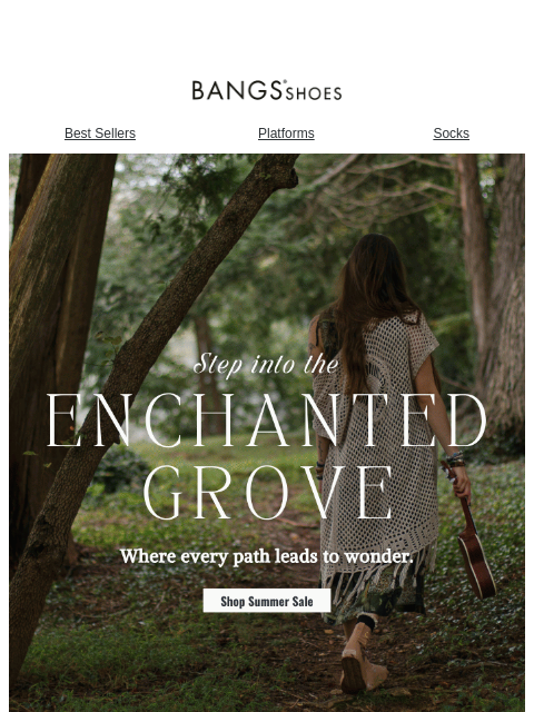 bangsshoes newsletter: Step into the Enchanted Grove 🌲🍄