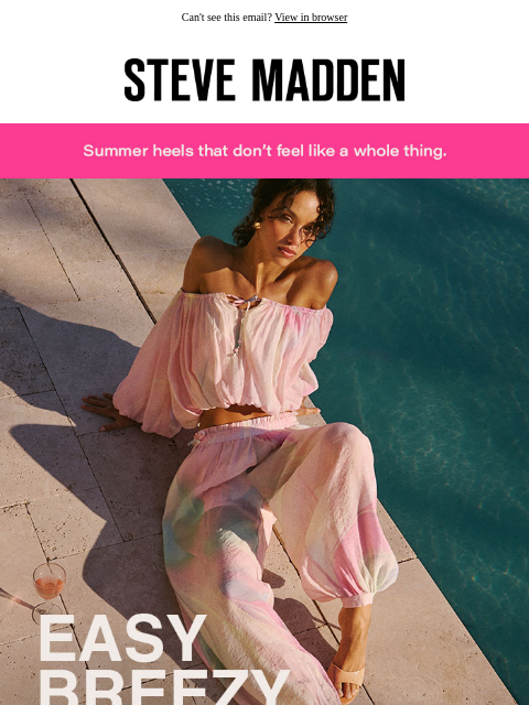stevemadden newsletter: Threw These On