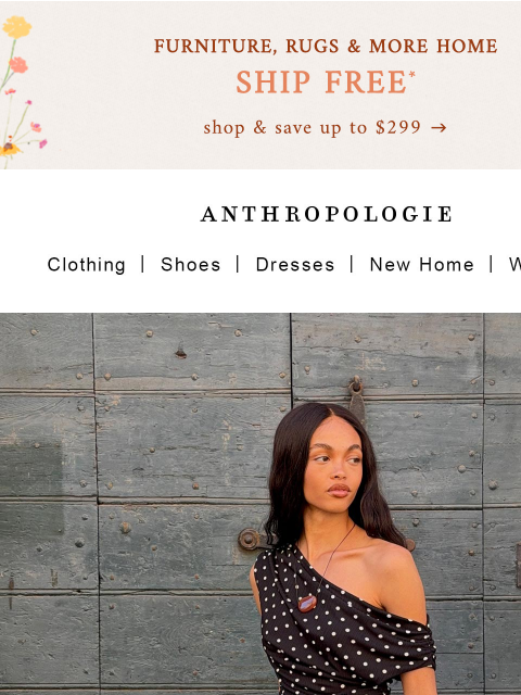 anthropologie newsletter: Summer trends you need: bubble hems, capris, lace.