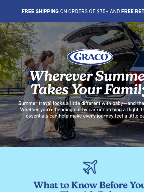 gracobaby newsletter: Summer plans, simplified for parents 🌴