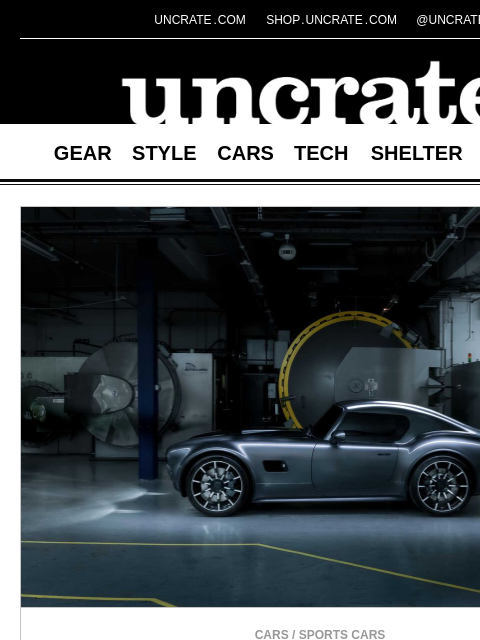 uncrate newsletter: AC GT Coupe & more