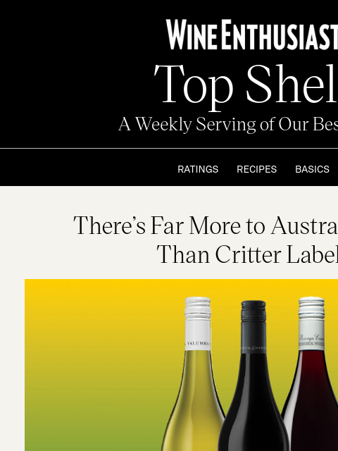 wineenthusiast newsletter: The Wonderful Wine of Oz