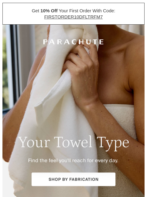 parachutehome newsletter: We Know Your Type