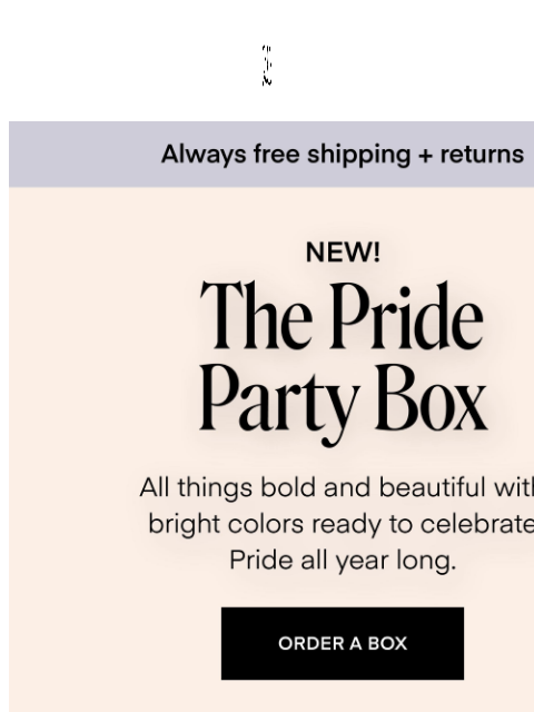 Unbox June's Pride Party Seasonal Style Box ‌ ‌ ‌ ‌ ‌ ‌ ‌ ‌ ‌ ‌ ‌ ‌ ‌ ‌ ‌ ‌ ‌ ‌ ‌ ‌ ‌ ‌ ‌ ‌ ‌ ‌ ‌ ‌ ‌ ‌ ‌ ‌ ‌ ‌ ‌ ‌ ‌ ‌ ‌ ‌ ‌ ‌ ‌ ‌ ‌ ‌ ‌ ‌ ‌ ‌ ‌ ‌ ‌ ‌ ‌ ‌ ‌ ‌ ‌ ‌ ‌ ‌ ‌ ‌ ‌ ‌ ‌ ‌ ‌ ‌ ‌ ‌ ‌ ‌ ‌ ‌ ‌