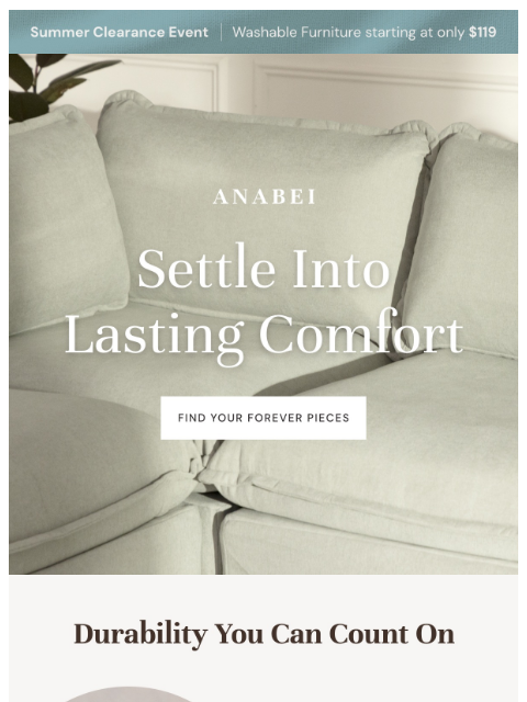 anabei newsletter: Uncompromising Quality & Style