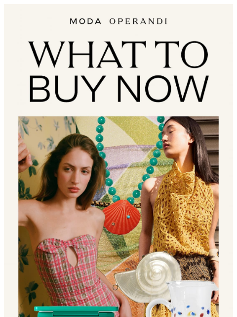 modaoperandi newsletter: The print we’re living in this summer