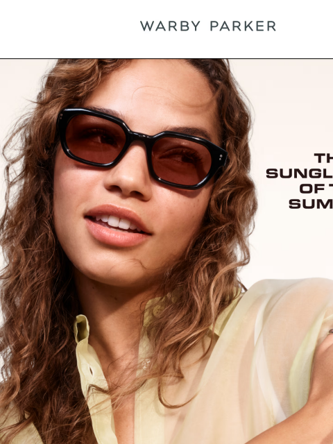 warbyparker newsletter: Must-see sunglasses