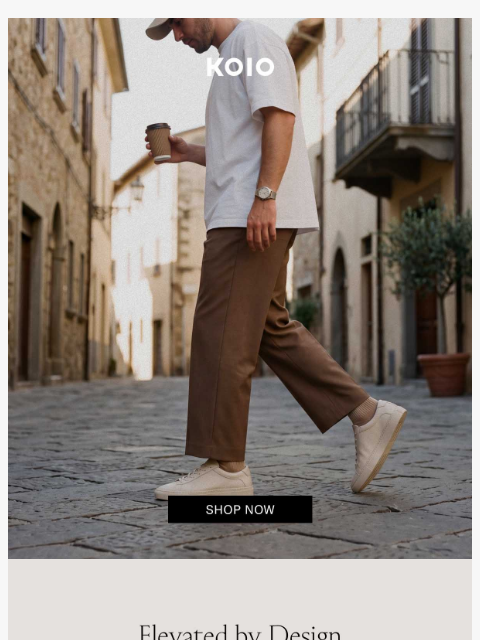 koio newsletter: Hand-Stitched for the Sun-Drenched