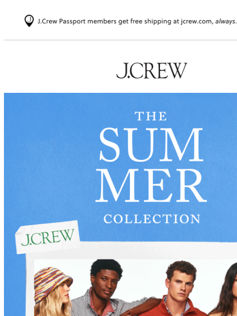 jcrew newsletter: New styles, coming in hot...