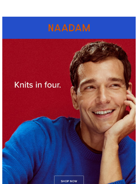 naadam newsletter: Knits in four.