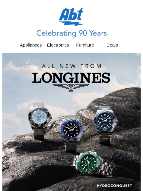 abt newsletter: Discover the New Longines HydroConquest