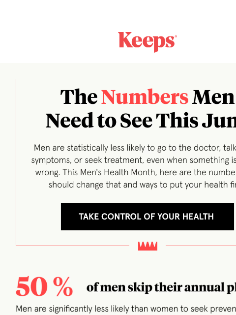 keeps newsletter: 66% of Men Lose Hair by 35. 30 Million Deal With E...