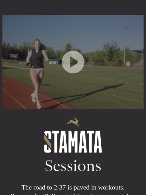 tracksmith newsletter: Watch Stamata Sessions Episode 2