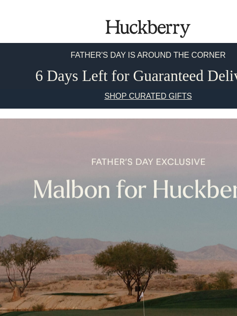 huckberry newsletter: Limited Drop: Malbon for Huckberry