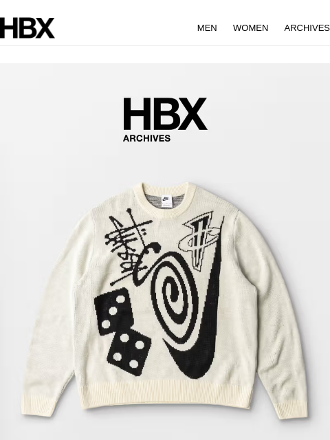 hbx newsletter: HBX Archives Preview: 9 June/9AM EST/9PM HKT Relea...