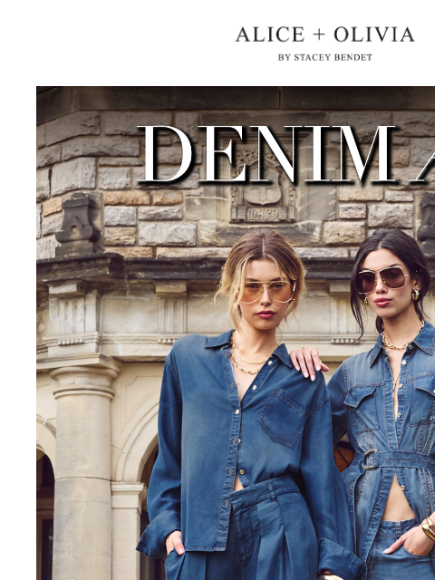 aliceandolivia newsletter: THE #DENIMAIR LAUNCH!!!!!