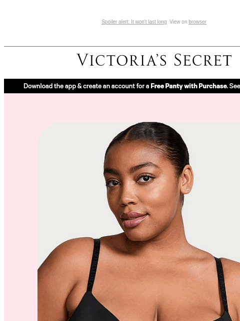 victoriassecret newsletter: Your Favorite Bras? They’re On Sale