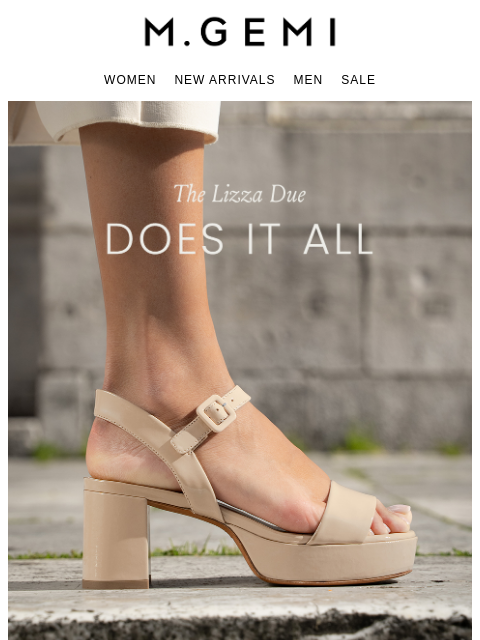 mgemi newsletter: One Shoe For Work, Weekends, Or Weddings