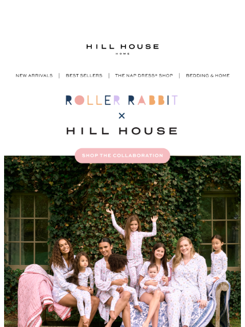 hillhousehome newsletter: Roller Rabbit x Hill House is here 🌸🙈
