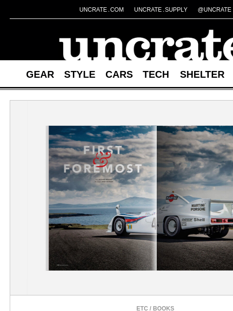 uncrate newsletter: 000 Magazine & more