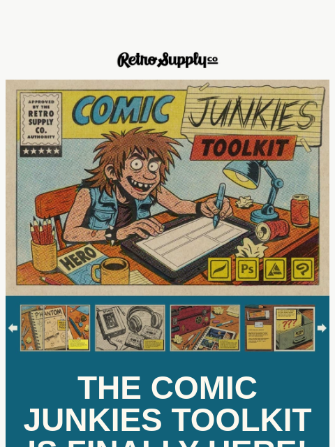 The full analog comic workflow bundle. Plus, save 50% off for the first 72 hours. Includes bonus color palette and new Edge & Fold Distressor Kit. ͏ ͏ ͏ ͏ ͏ ͏ ͏ ͏ ͏ ͏ ͏ ͏ ͏ ͏ ͏ ͏ ͏ ͏ ͏ ͏ ͏ ͏ ͏ ͏ ͏