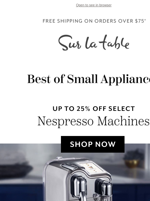 Shop picks from Breville, Nespresso, KitchenAid, Anova and more! ‌ ‌ ‌ ‌ ‌ ‌ ‌ ‌ ‌ ‌ ‌ ‌ ‌ ‌ ‌ ‌ ‌ ‌ ‌ ‌ ‌ ‌ ‌ ‌ ‌ ‌ ‌ ‌ ‌ ‌ ‌ ‌ ‌ ‌ ‌ ‌ ‌ ‌ ‌ ‌ ‌ ‌ ‌ ‌ ‌ ‌ ‌ ‌ ‌ ‌ ‌ ‌ ‌ ‌ ‌ ‌ ‌ ‌ ‌ ‌ ‌ ‌ ‌ ‌ ‌ ‌ ‌ ‌