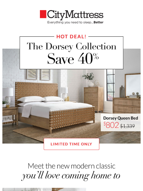 citymattress newsletter: Hot Deal: One of Our Favorite Finds